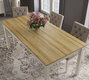 Hanah Home Mesa de Comedor FRN-21023 Crema y Gris